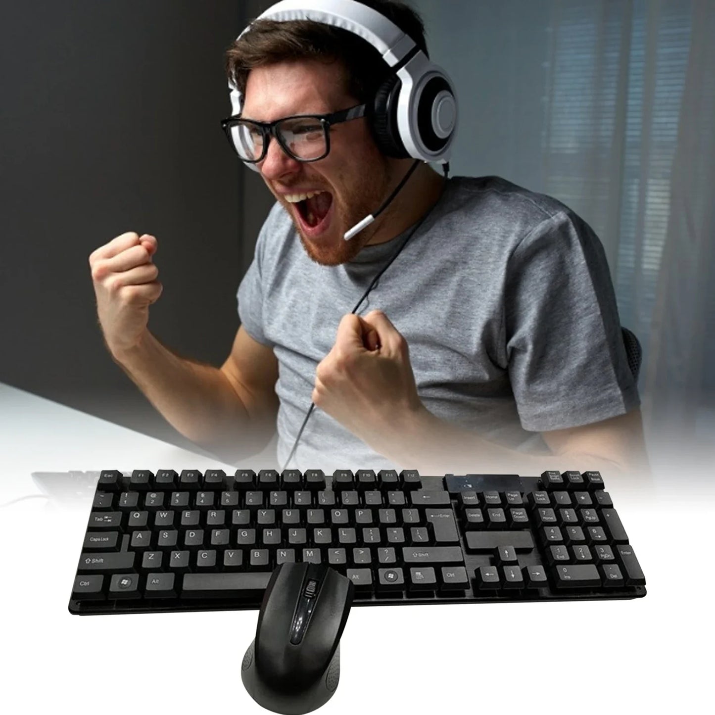 2.4G Wireless Keyboard Mouse Set