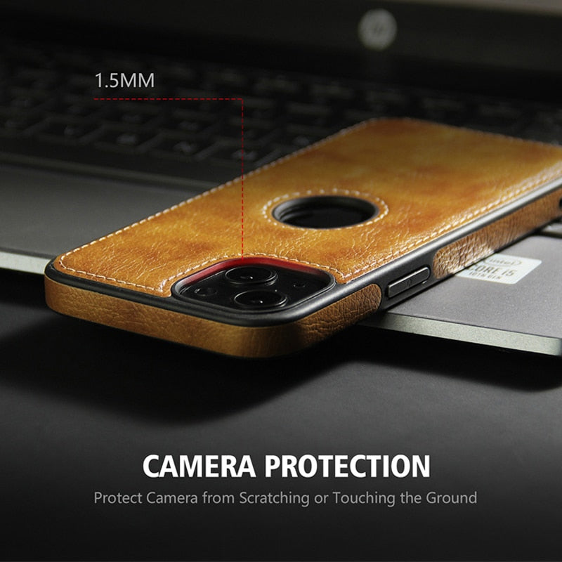 Soft Leather Case for iPhone - ShieldSleek