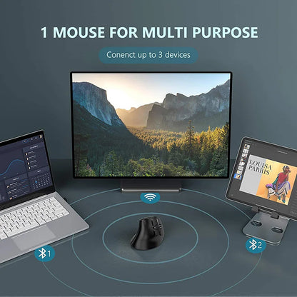 Rechargeable Vertical Wireless Mouse