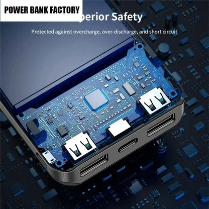 30000mAh Ultra-large Capacity Solar Powered