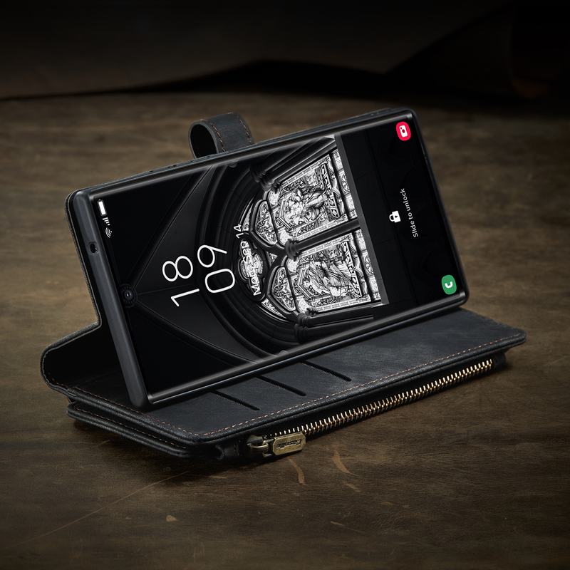 Leather Wallet Case For Samsung Galaxy - ShieldSleek