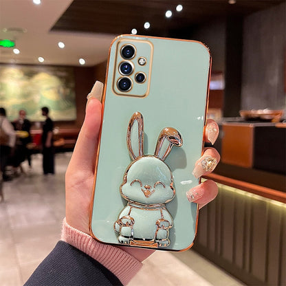 Rabbit Stand Phone Case For Samsung Galaxy Silicon Cover - ShieldSleek