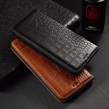 HUAWEI Mate 50 40 Crocodile Pattern Genuine Leather Cover - ShieldSleek