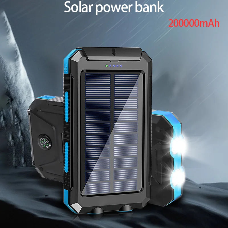 200000mah Solar Power Bank