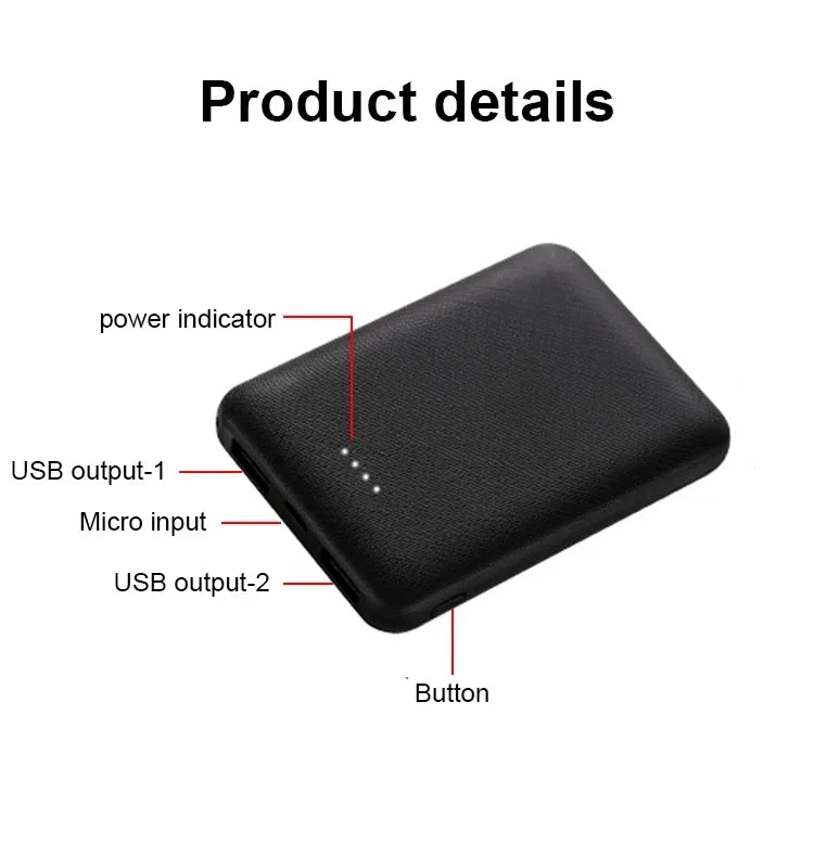 Mini Power Bank 10000Mah