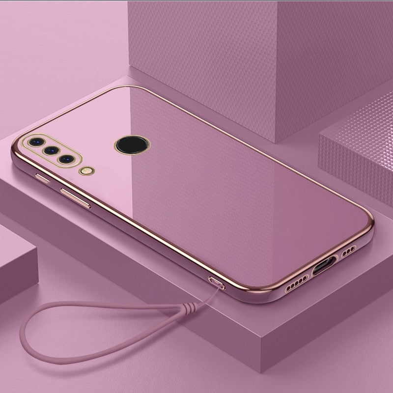 P30 Lite Luxury Lanyard Plating Case - ShieldSleek