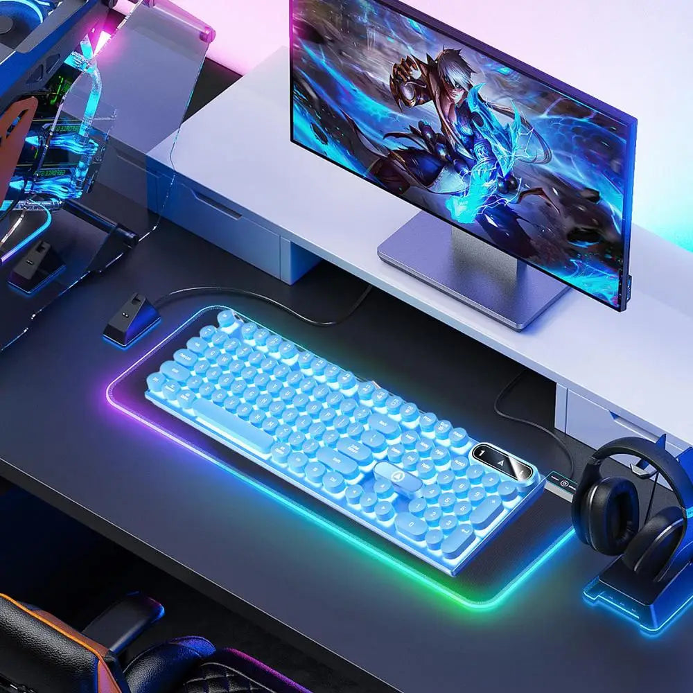 Typewriter Keyboard Retro Punk