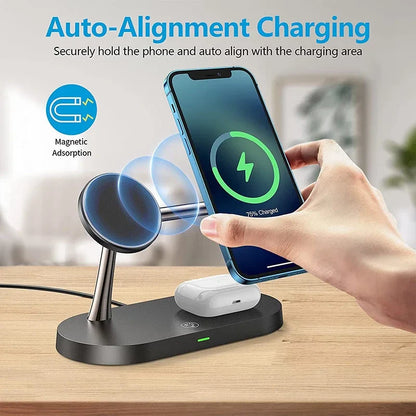 30W 5 In 1 Wireless Charger Stand