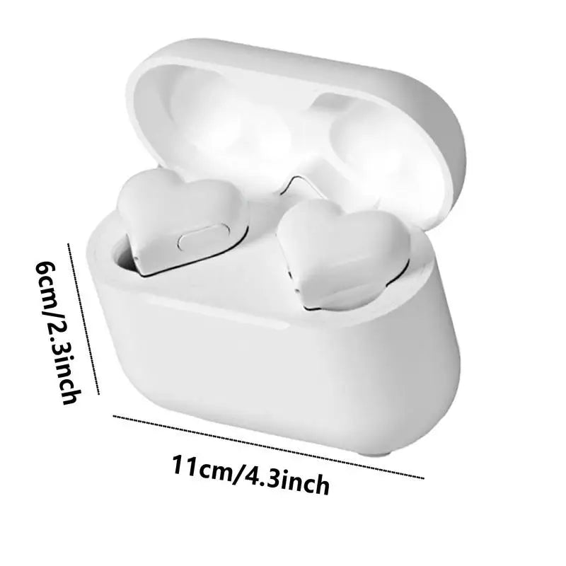 Heart Shaped Bluetooth 5.3 s Earbuds