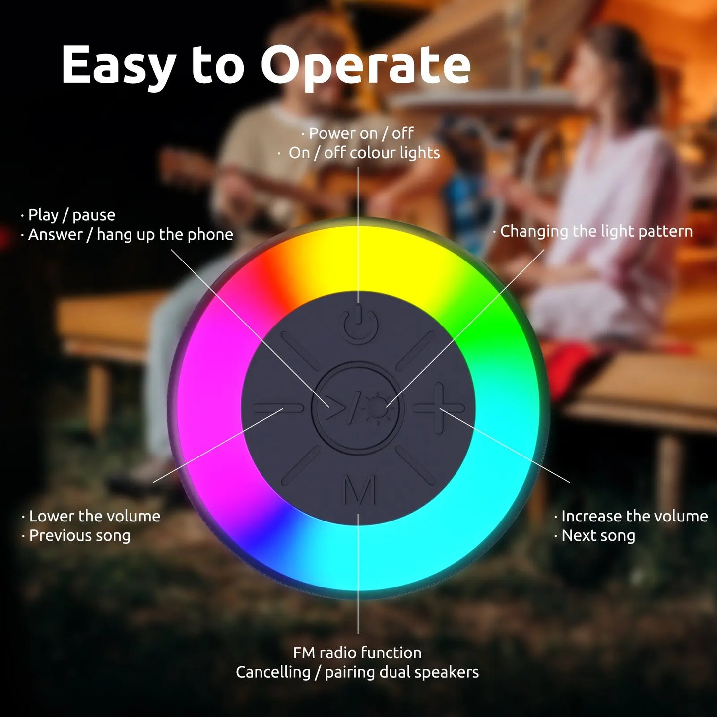 IP68 Waterproof Wireless Portable Speakers