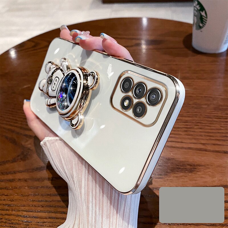 Quicksand Astronaut For Samsung Inflatable Bear Stand Cover - ShieldSleek