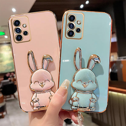 Rabbit Stand Phone Case For Samsung Galaxy Silicon Cover - ShieldSleek