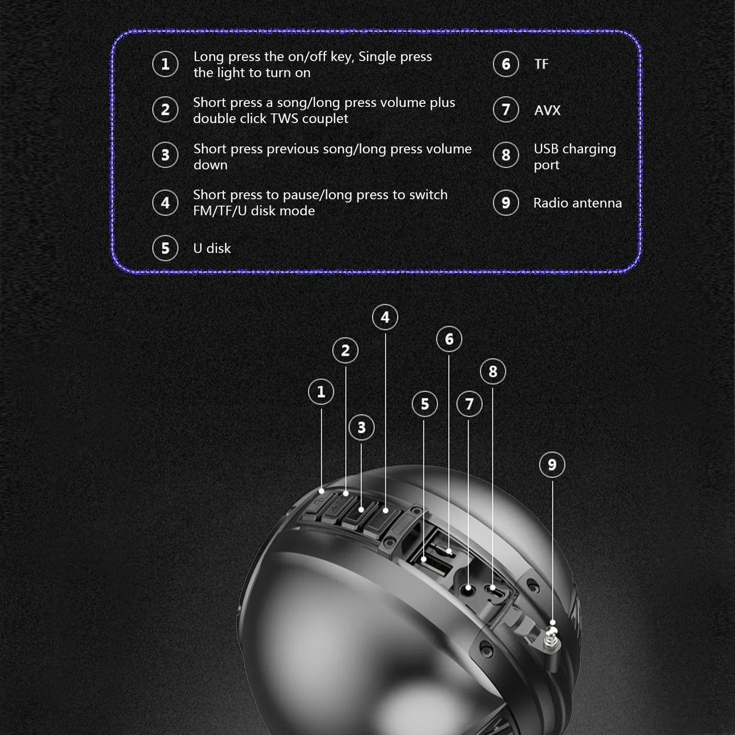 Cool HiFi Speaker Bluetooth Speaker