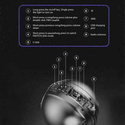 Cool HiFi Speaker Bluetooth Speaker