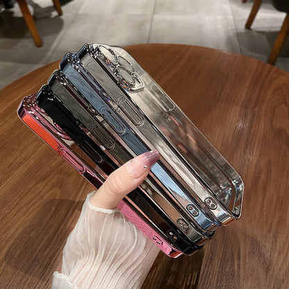 Luxury Plating Transparent Phone Case For iPhone - ShieldSleek