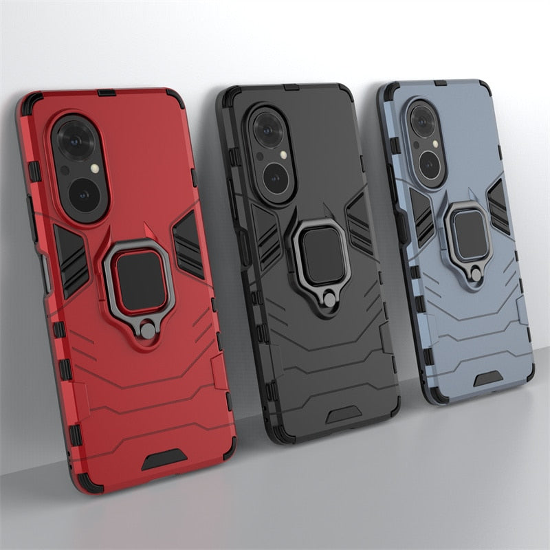 Huawei Nova 9 SE Case Cover Shockproof PC Holder Magnetic Armor Case - ShieldSleek