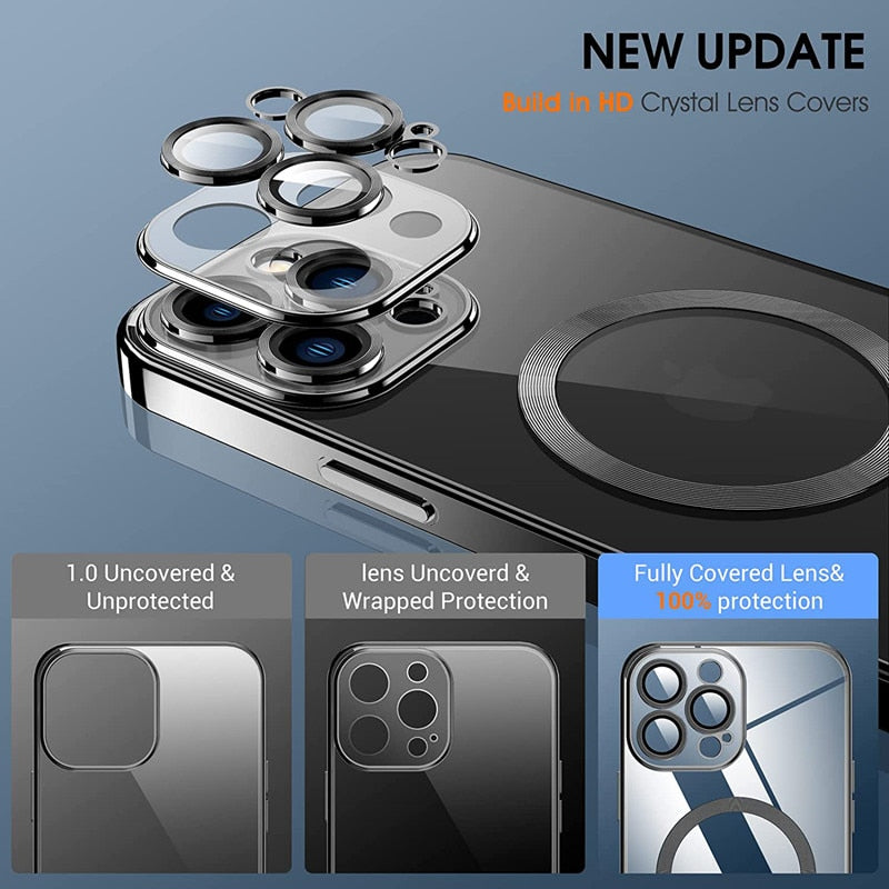 Luxury Magnetic Case For Wireless Charging For iPhone - ShieldSleek