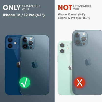 iPhone 12 Pro Case 6.1 Inch EXO Serie Premium Hybrid Protective Clear Case - ShieldSleek