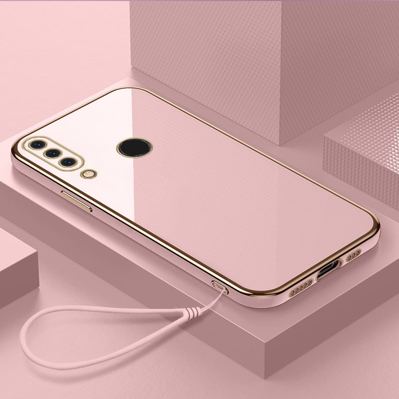 P30 Lite Luxury Lanyard Plating Case - ShieldSleek