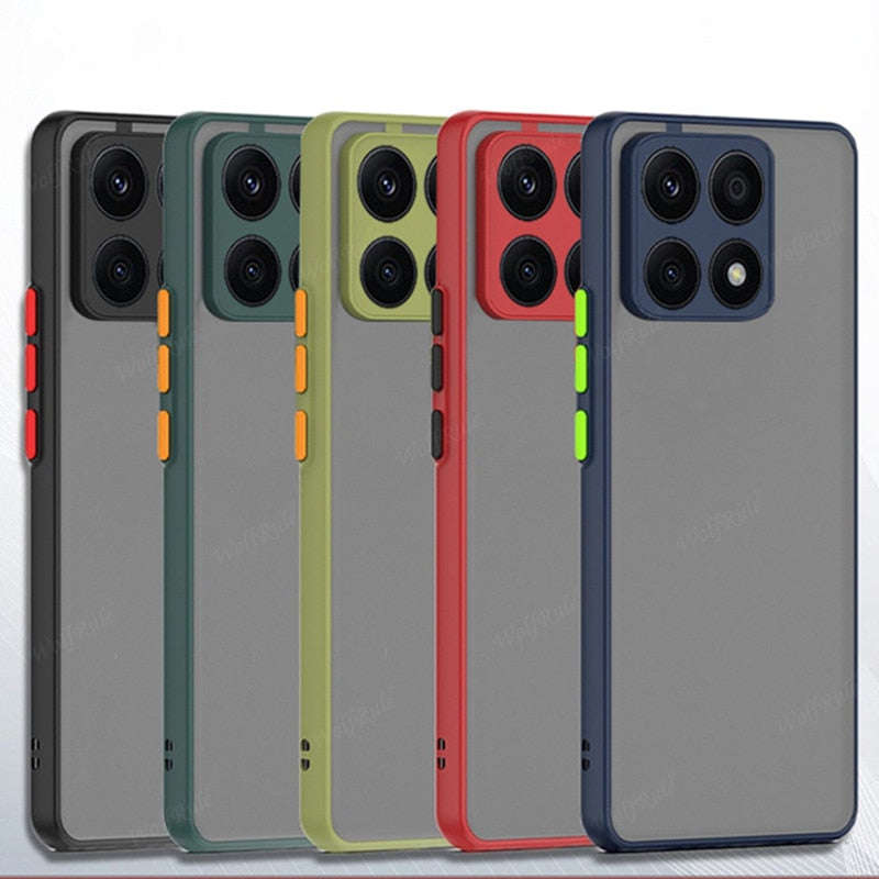 Honor X8A Case Shockproof Phone Back Bumper Matte Translucent - ShieldSleek