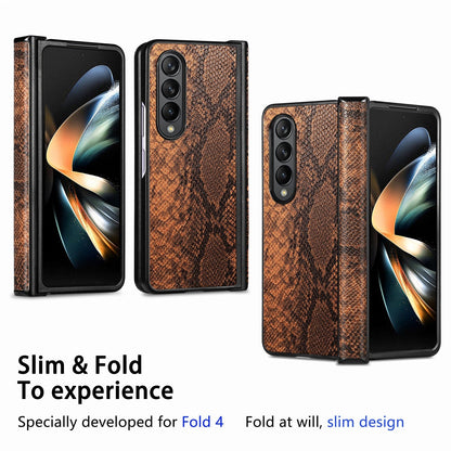 Samsung Galaxy Z Fold 4 Python Skin Pattern Case - ShieldSleek