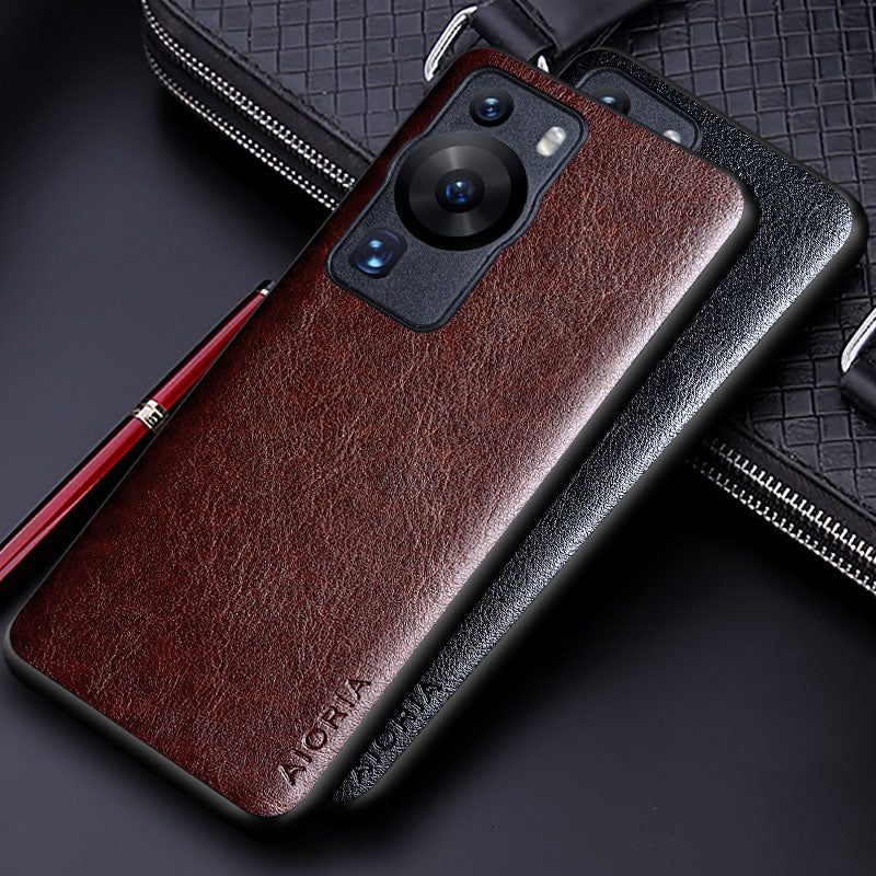 Luxury leather Case for Huawei P60 Pro - ShieldSleek