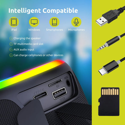 IP68 Waterproof Wireless Portable Speakers