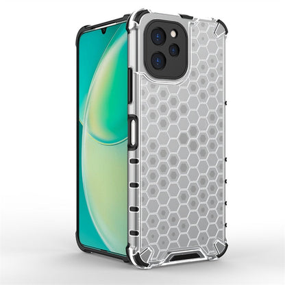 Huawei Nova Y61 Cover Transparent Honeycomb Clear Cover - ShieldSleek
