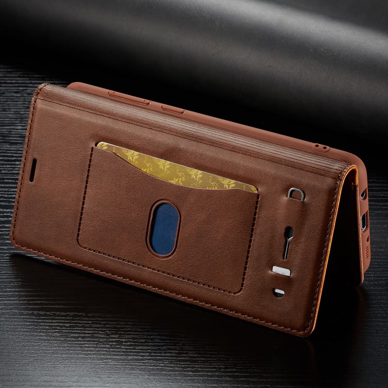 Luxury Magnetic Flip Stand Leather Wallet Samsung Galaxy S8 Plus - ShieldSleek